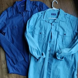 Chaps long sleeve button ups
